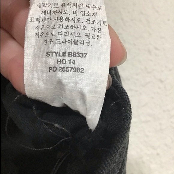 J.Crew Lookout High Rise Skinny Jeans Sz 27 Black Distressed Knee Stretch Denim - Picture 6 of 7